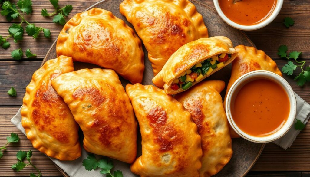 Knusprige vegetarische Empanadas